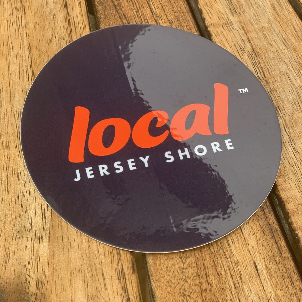 Jersey Shore Local™ 4in. Diameter Circle Decal (Navy Blue)