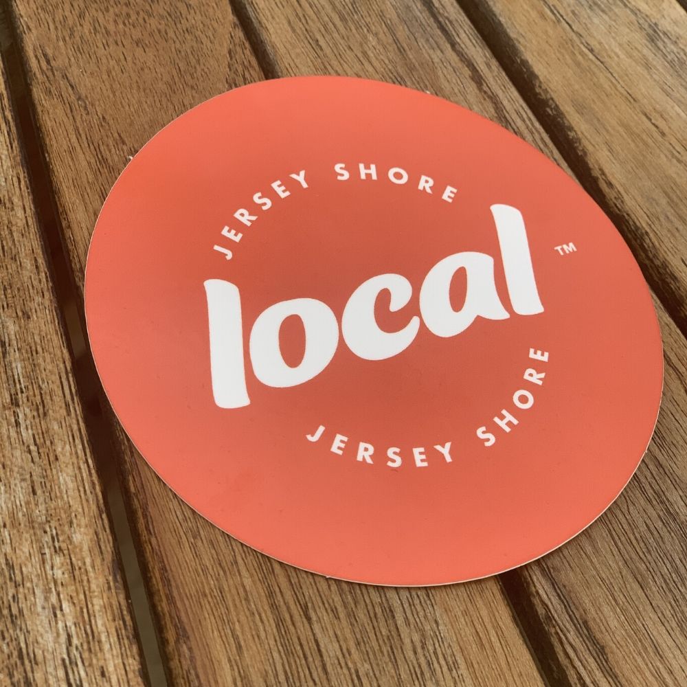 Jersey Shore Local™ 4in. Circle Decal (Orange)